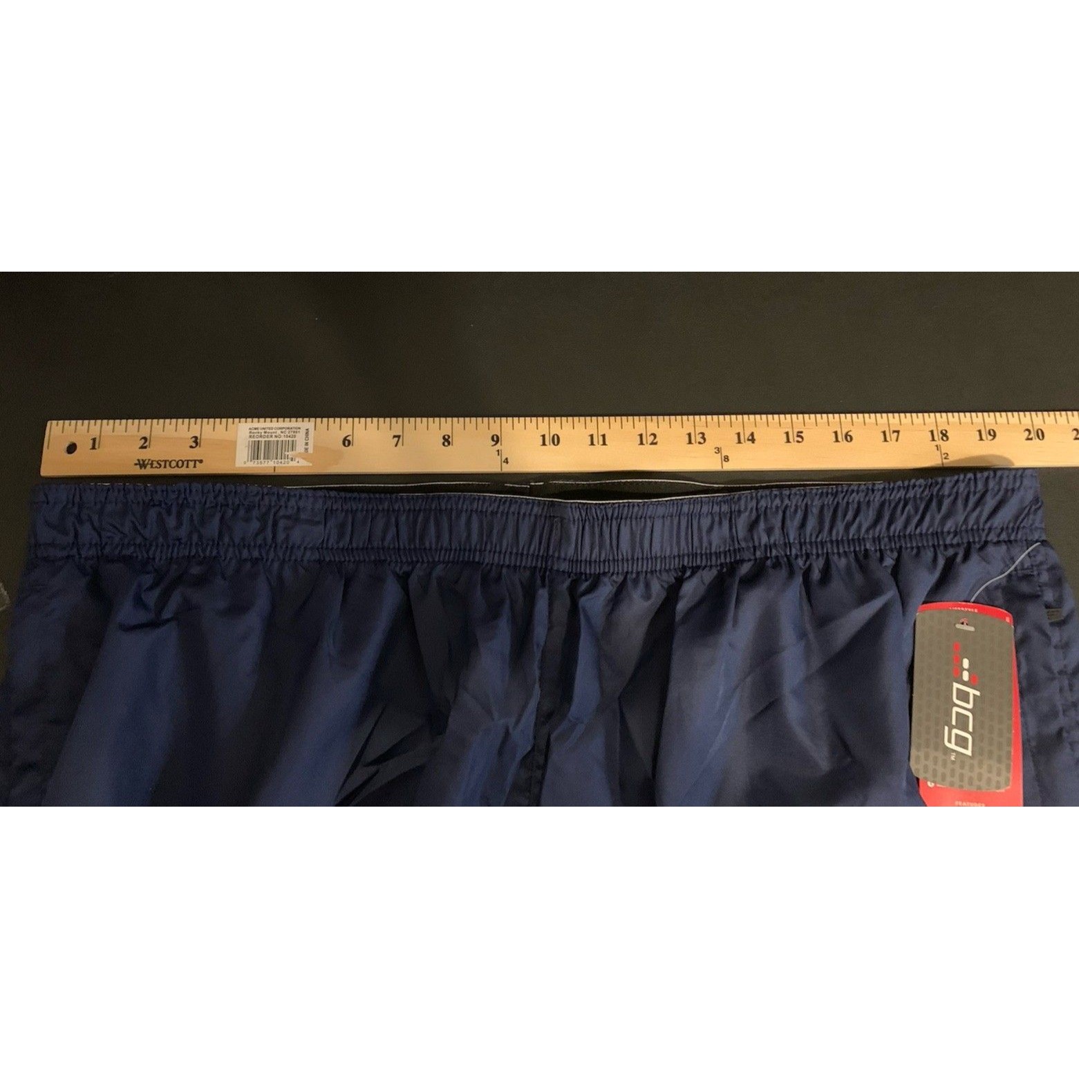 Bcg Womens Active Pants Blue Size 2xl Elastic Waist Pockets Mesh Lined New — image 5 of 8